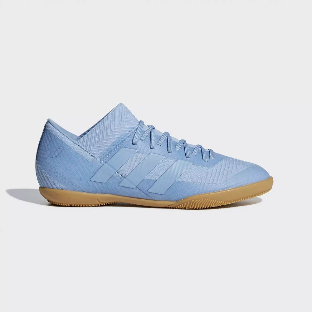 Adidas Nemeziz Messi Tango 18.3 Tenis De Futbol Azules Para Niña (MX-26627)